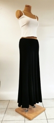 dlouhá sukně, dílová - černá