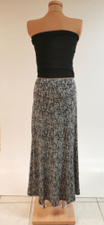 elegantní dámská sukně puntík dlouhá