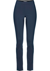 Dámské elastické slim kalhoty – černé zeštíhlující