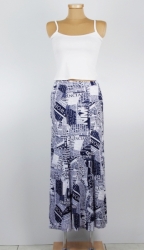 rozšířená letní sukně, délka 60 cm, po kolena - kopie