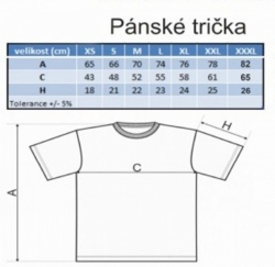 pánské černé tričko